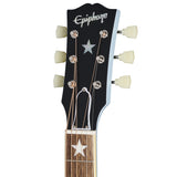 Epiphone J-180 LS Acoustic Electric Guitar - Frost Blue - Mint, Open Box