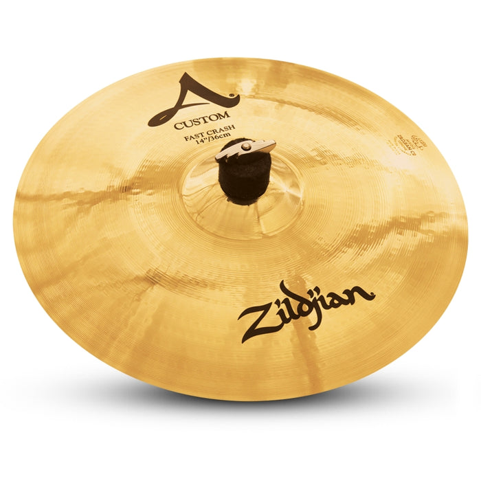 Zildjian 14" A Custom Fast Crash Cymbal - New,14 Inch