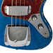 Fender Custom Shop 1961 Jazz Bass, Ash Heavy Relic - Sapphire Blue Transparent - CHUCKSCLUSIVE - #R118315