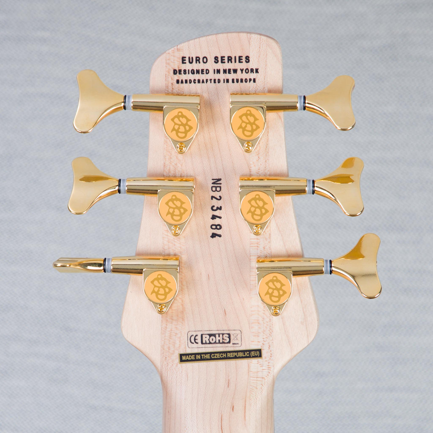 Spector Euro 6 LT Solid Korina Wings 6-String Electric Bass Guitar - Natural Satin - CHUCKSCLUSIVE - #NB23484