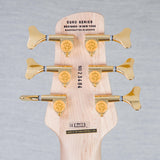 Spector Euro 6 LT Solid Korina Wings 6-String Electric Bass Guitar - Natural Satin - CHUCKSCLUSIVE - #NB23484