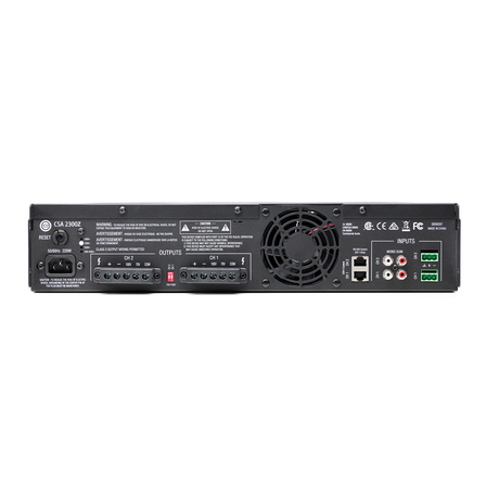JBL CSA 2300Z 300-Watt 2-Channel 70V Power Amplifier