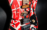 EVH Striped Series Frankie Relic Electric Guitar - Red with Black Stripes - New