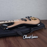 Spector Euro 4 Electric Bass Guitar - Natural Black Burst Gloss - CHUCKSCLUSIVE - #NB22937