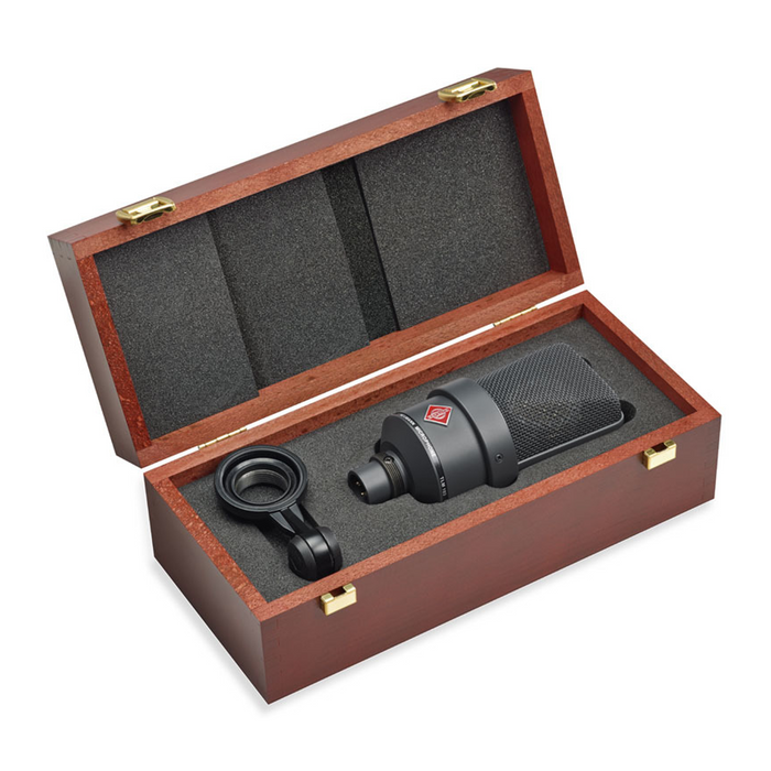 Neumann TLM 103-MT Large Diaphragm Condenser Microphone With SG 2 Mount & Wooden Box - Black