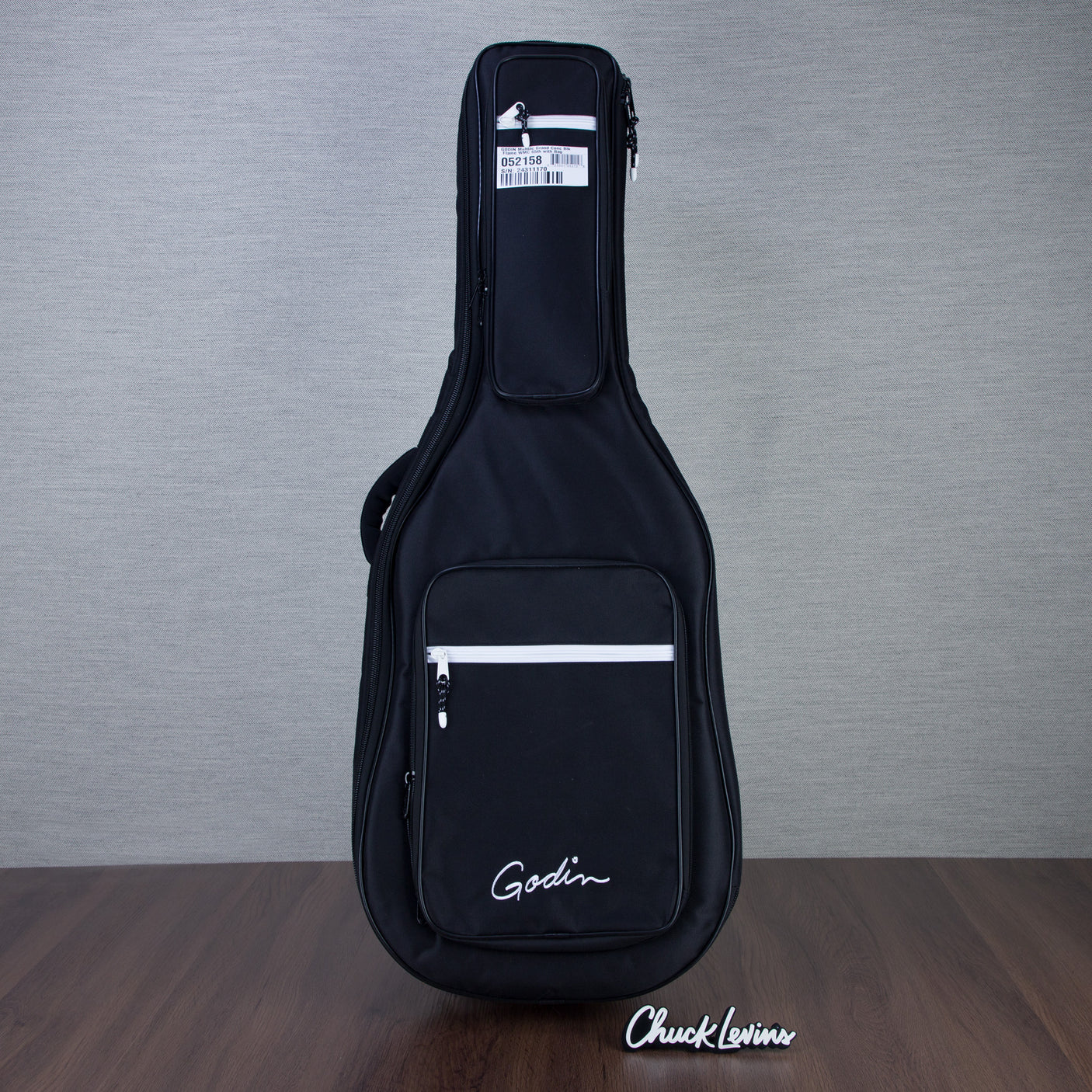 Godin MultiAc Grand Concert SA Nylon String Acoustic-Electric Guitar - Trans Black - CHUCKSCLUSIVE - #24311170