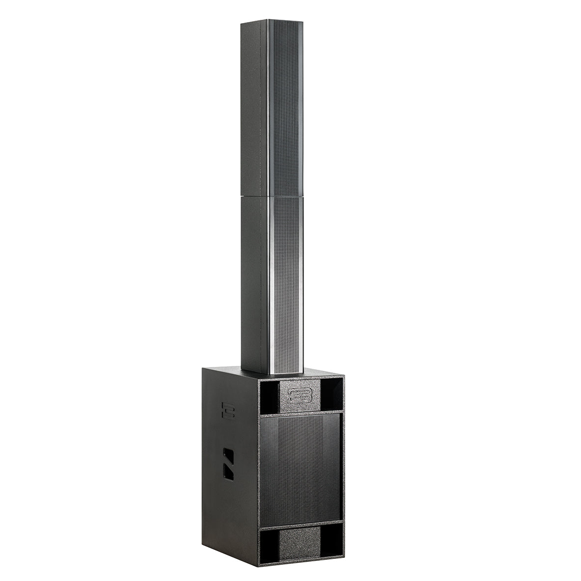 BASSBOSS Sublim8 Column PA Speaker wIth 18-inch Sub -Black