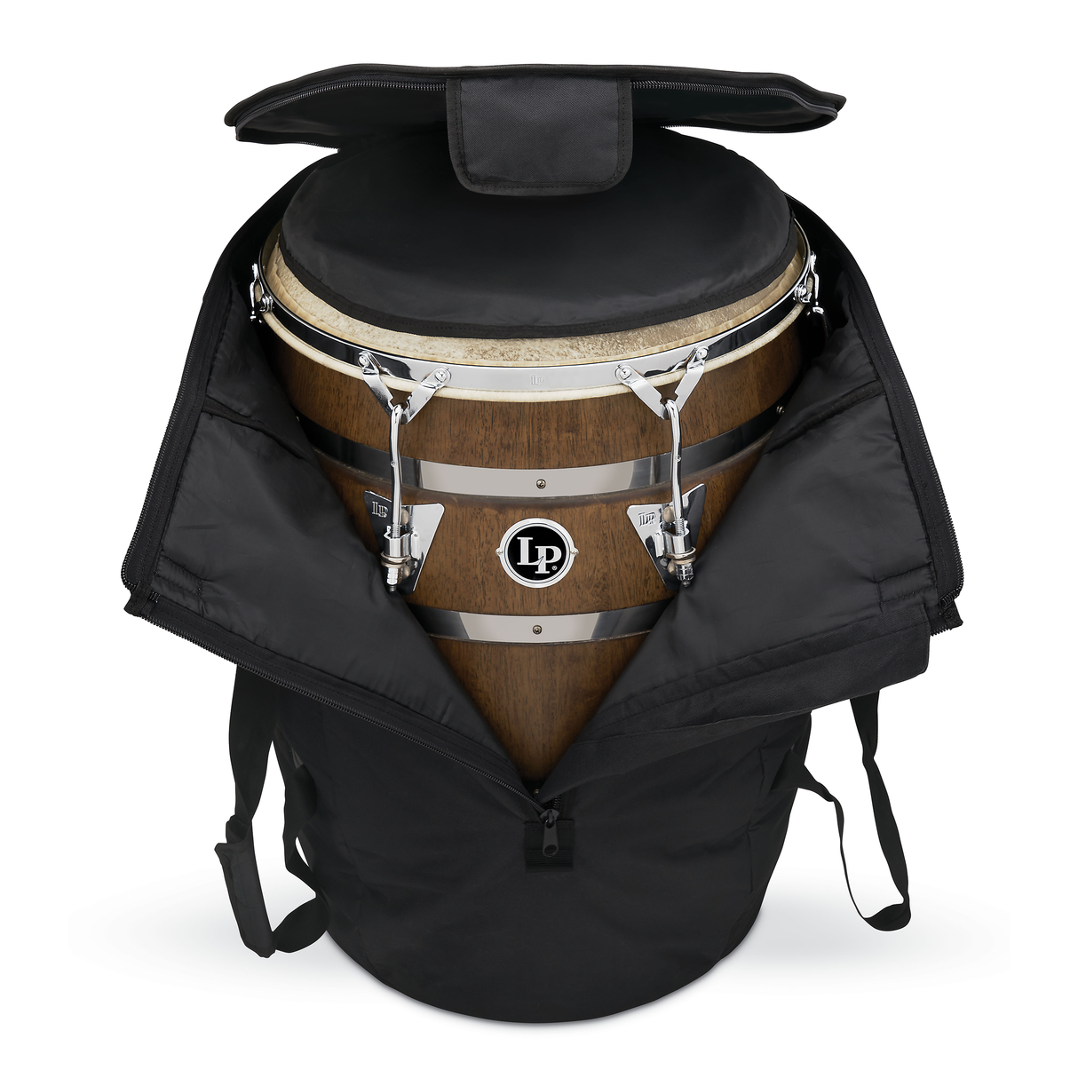 Latin Percussion LP2616-MS 16-Inch Siam Oak Barril De Bomba with Chrome Plated Hardware And Bag