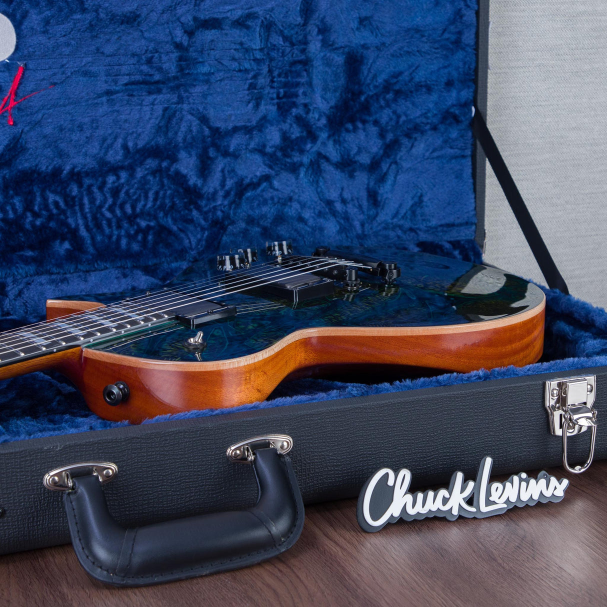 ESP USA Eclipse Electric Guitar - Psychadelic Flame - #US25190