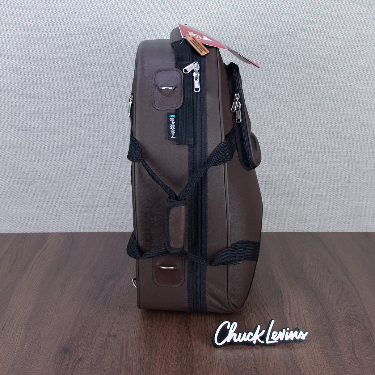 Marcus Bonna Baby 2 French Horn Case - Dark Brown Leather