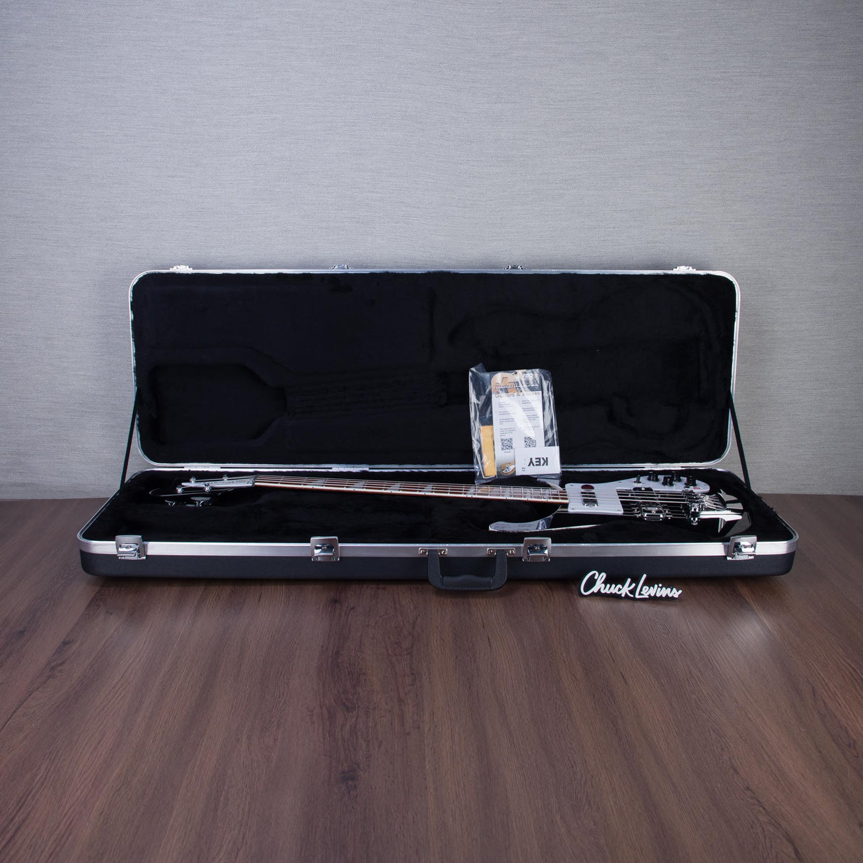 Rickenbacker 4003 4 String Electric Bass Guitar - Jetglo Finish - #2537725