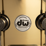 DW Collectors Series 6.5x14 Vintage Bell Brass Snare Drum - Black Nickel Hardware