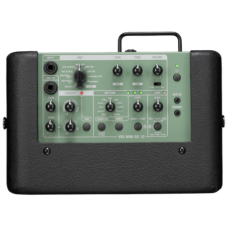 Vox MINIGO10GR 10-Watt Portable Modeling Amp Olive Green