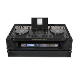 PRO X ATA Flight Case For Denon PRIME 4 G2/PRIME 4 MK2 with Rack Space and Wheels