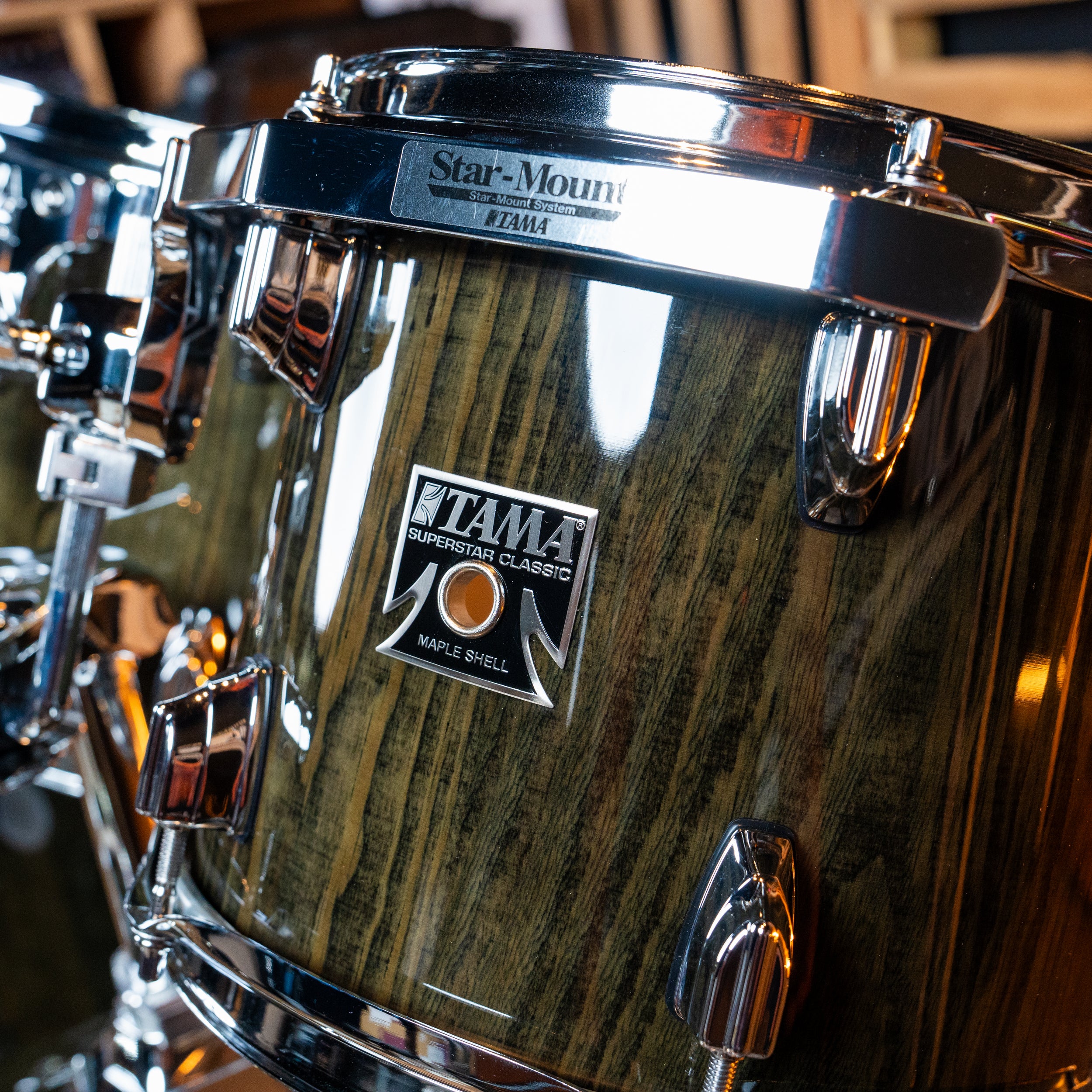 Tama Superstar Classic 5-Piece Shell Pack - Black Lacebark Pine