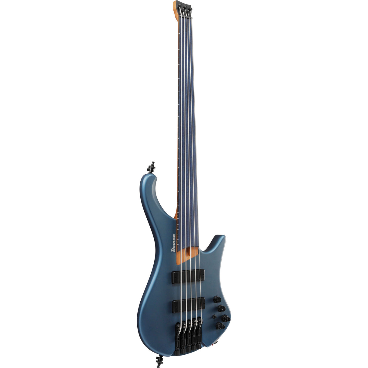 Ibanez EHB Bass Workshop EHB1005F Ergonomic Headless Fretless Bass Guitar - Artic Ocean Matte - New