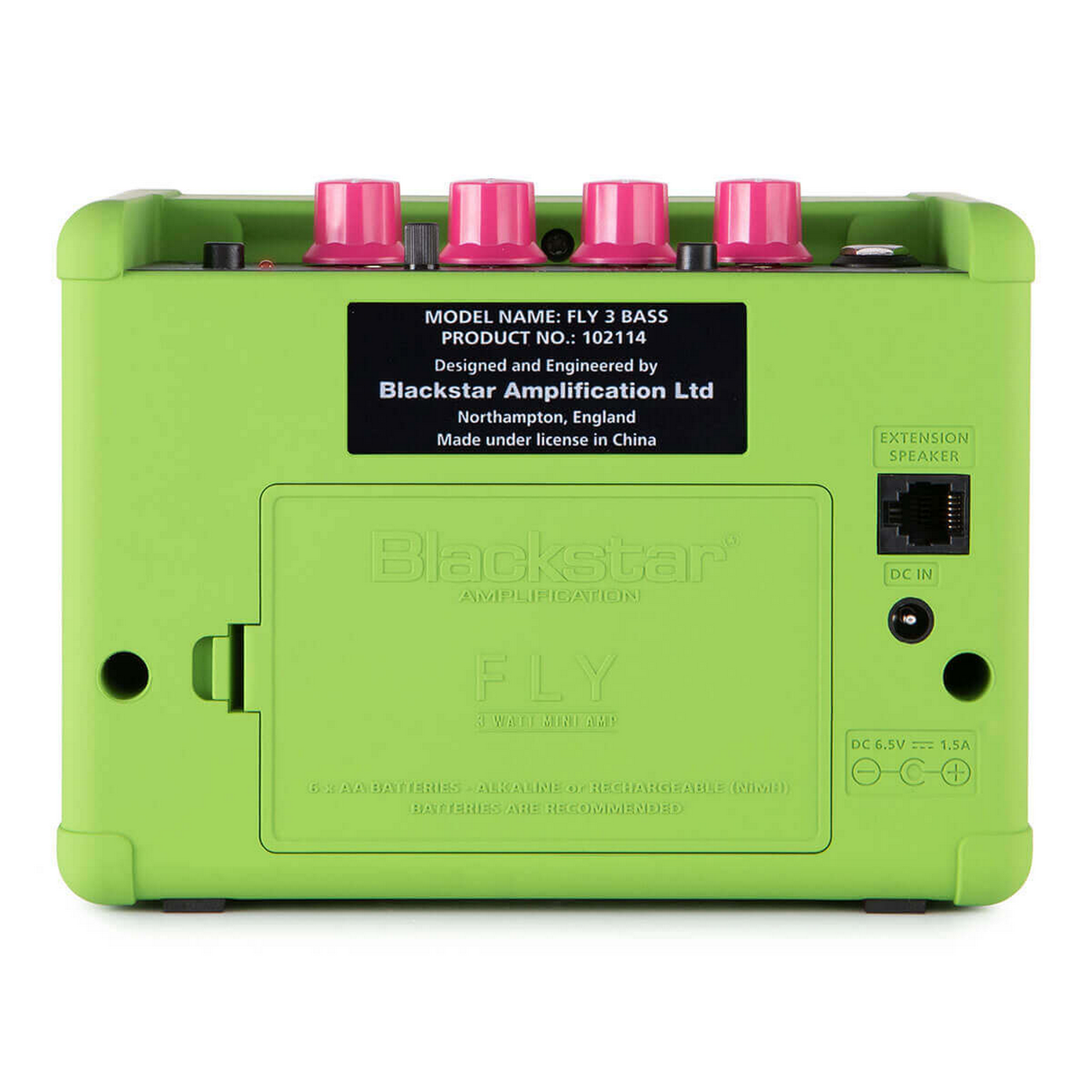 Blackstar Fly 3 Bass Amp - Neon Green