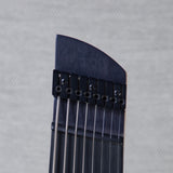 Legator Ghost Super Shred Multiscale 8-String Electric Guitar - Satin Black Flame - #IM25060325