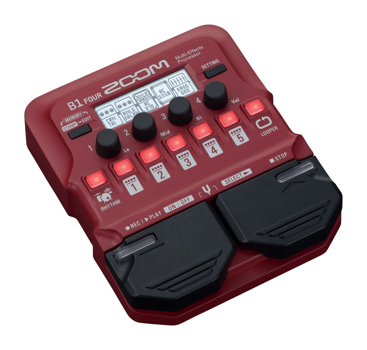 Zoom B1 Four Multi-Effects Bass Pedal