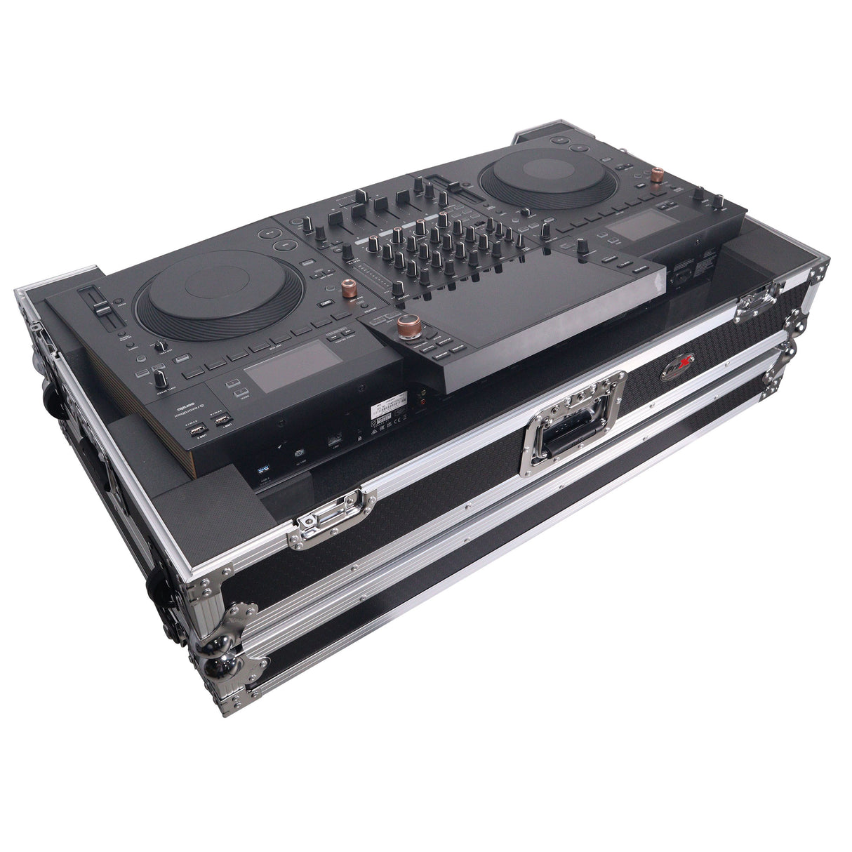 ProX XS-OPUSQUADW ATA Flight Style Road Case with 1U Rack Space and Wheels