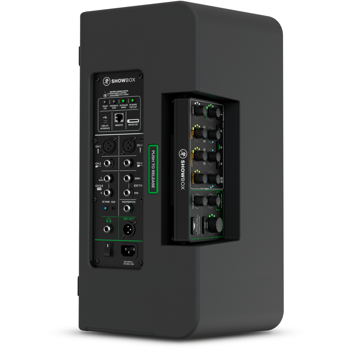Mackie ShowBox Battery-Powered All-in-One Performance Rig with Mix Control
