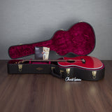 Taylor Limited Edition 414ce Rosewood/Sitka Spruce Acoustic Electric Guitar - Trans Red Top - #1206083127
