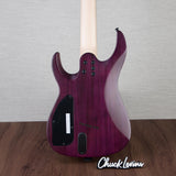 Legator N7FSS Ninja Super Shred Multiscale 7-String Electric Guitar - Satin Purple QM