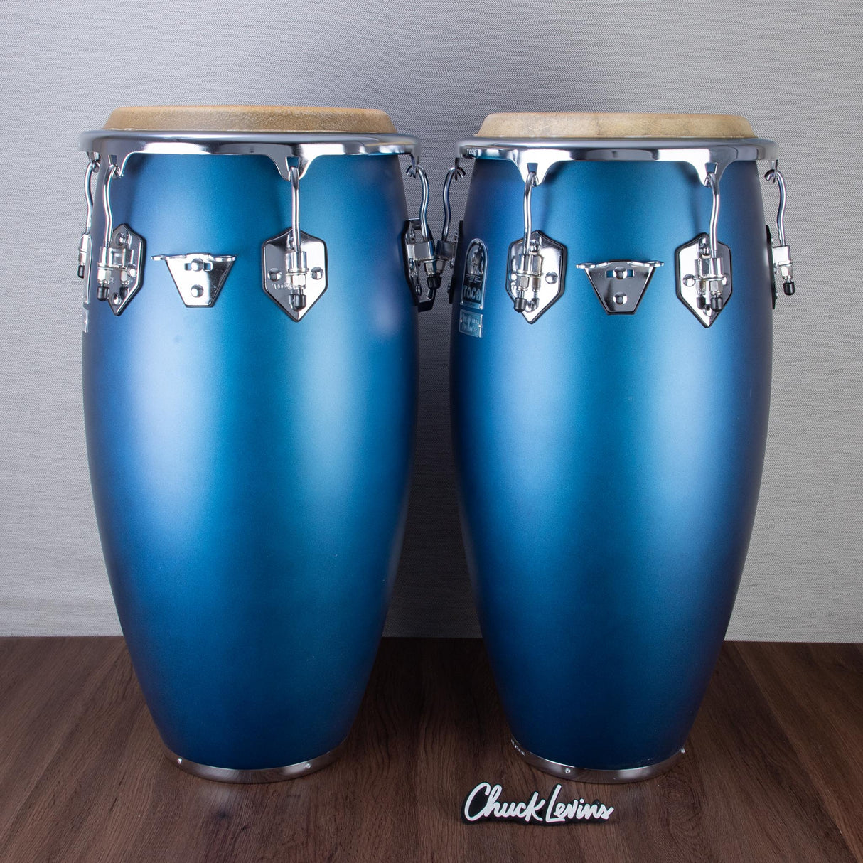 Toca Custom Deluxe Conga and Tumba - Matte Blue