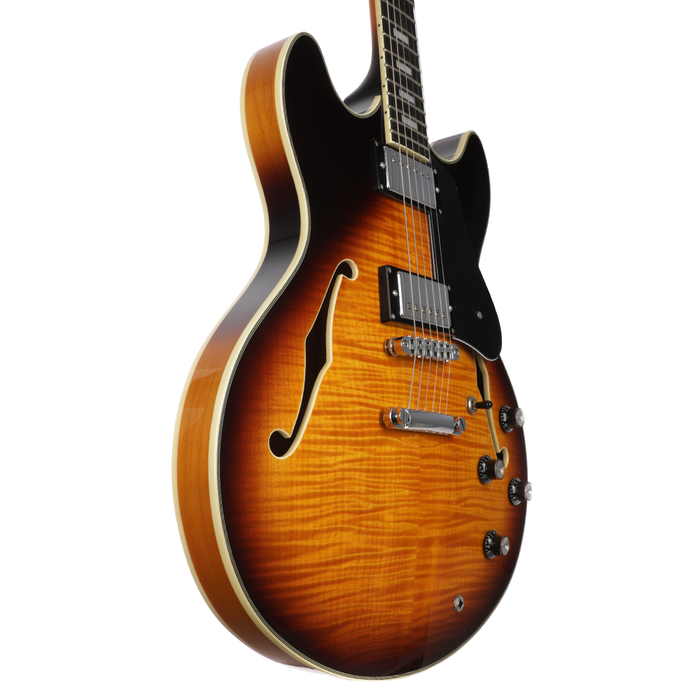 Sire H7 Larry Carlton Semi-Hollow Body Electric Guitar - Vintage Sunburst - Preorder - Display Model - Display Model