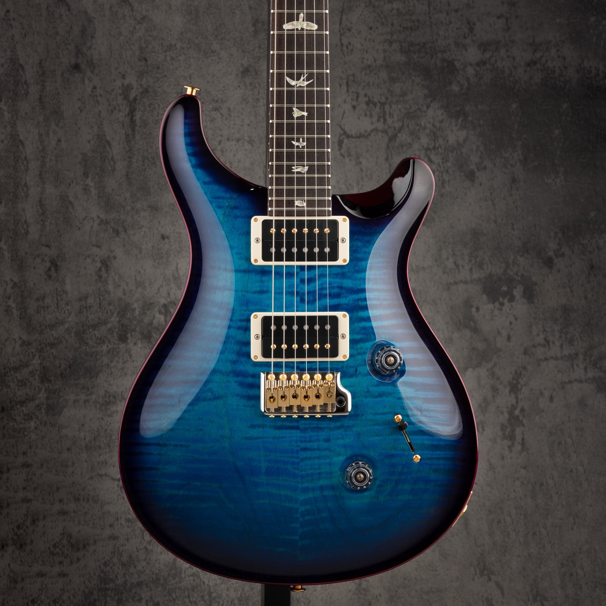 PRS Custom 24 10-Top Electric Guitar - Sapphire Smokeburst Custom