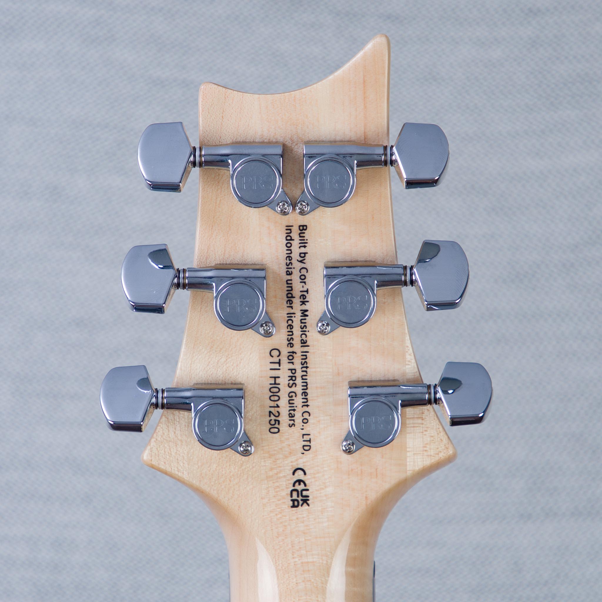 PRS SE Custom 24 Electric Guitar - Blue Matteo/Natural Back
