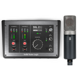 Solid State Logic SSL2+ MKII Audio Interface with Slate ML-1A Modeling Microphone Bundle