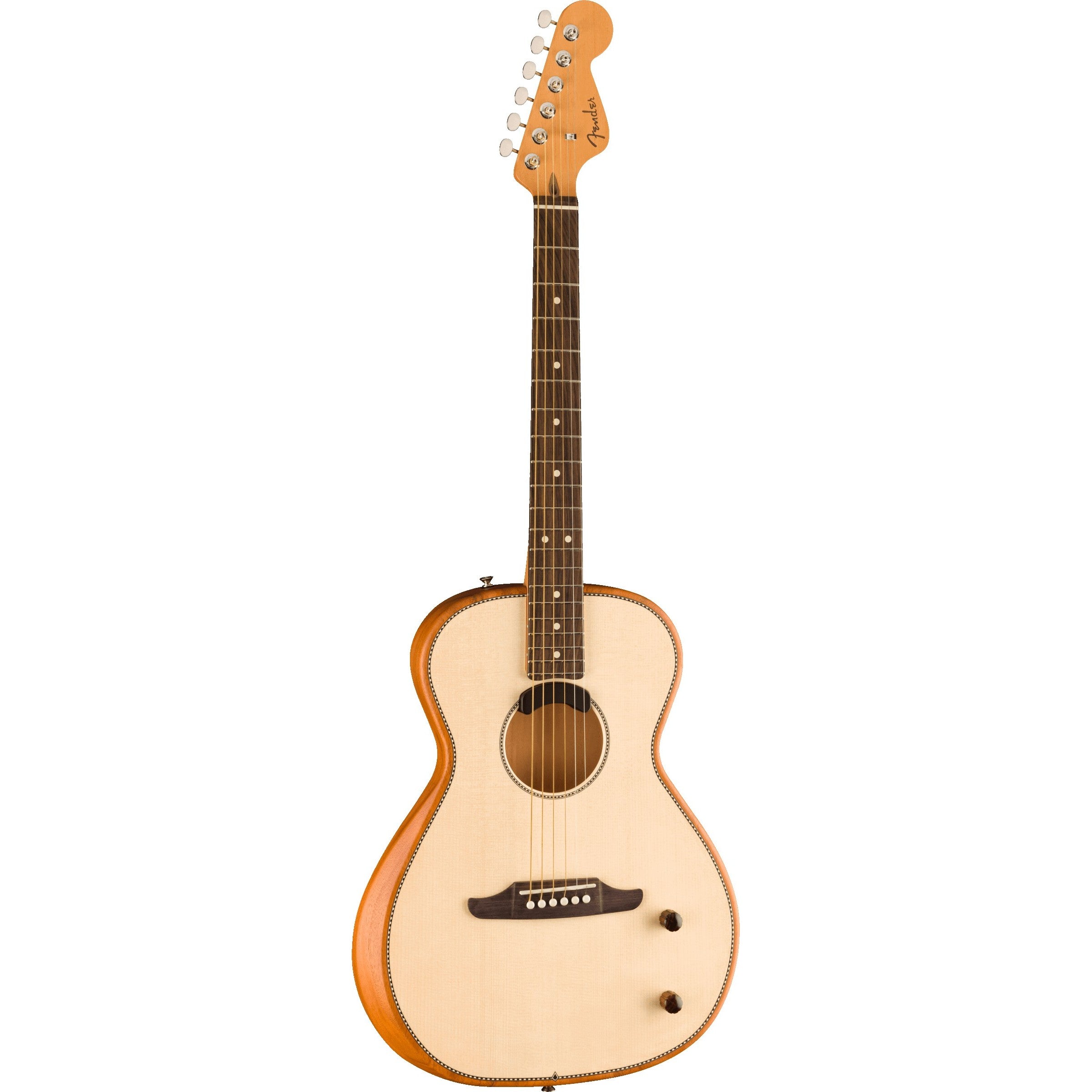ギター Fender Highway Series Parlor Natural Fender Highway Series Parlor Acoustic Electric Guitar - Natural