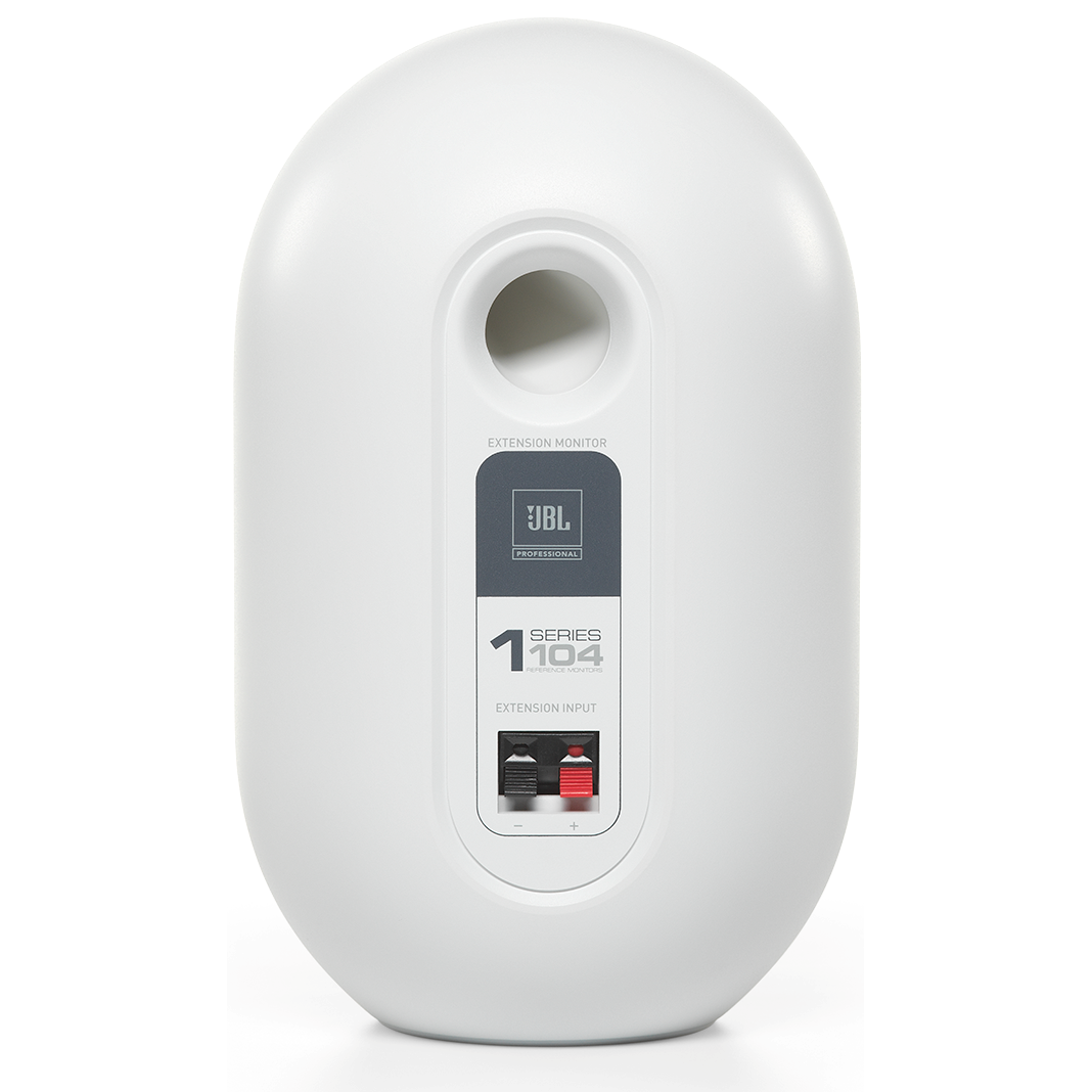 JBL 104SET-BT-US Compact Reference Monitor Pair with Bluetooth - White - Open Box - Open Box