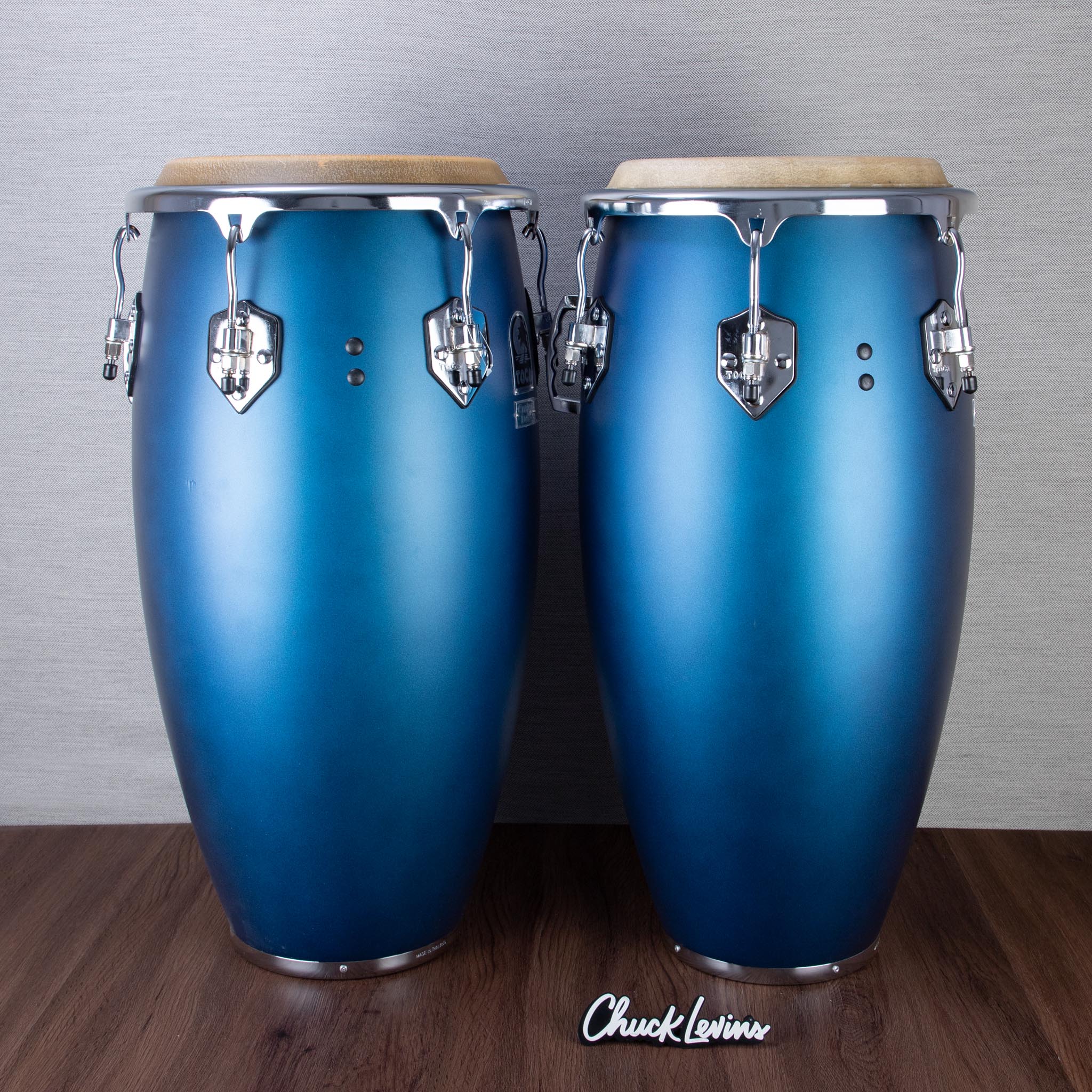 Toca Custom Deluxe Conga and Tumba - Matte Blue – Chuck Levin's