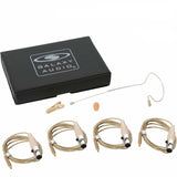 Galaxy Audio ESM8 Single-Ear Headset Mic for Shure Wireless System with 4 Cables - Beige