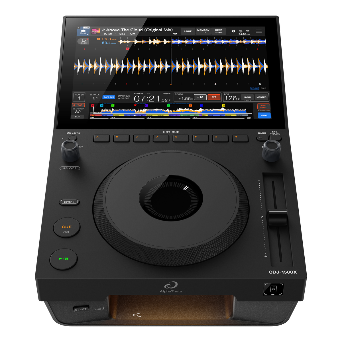 AlphaTheta CDJ-1500X DJ Multi Player - Mint, Open Box