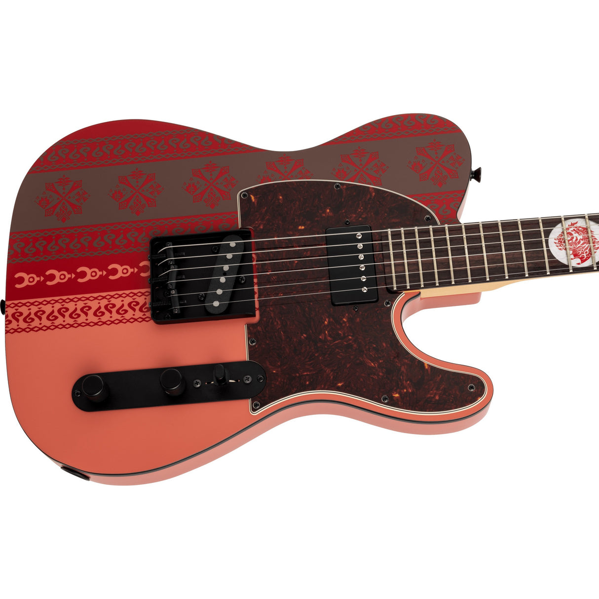 Fender Monster Hunter Rathalos Telecaster Electric Guitar - Rathalos Red