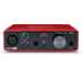 Focusrite Scarlett Solo Interface + Headset Mic Bundle