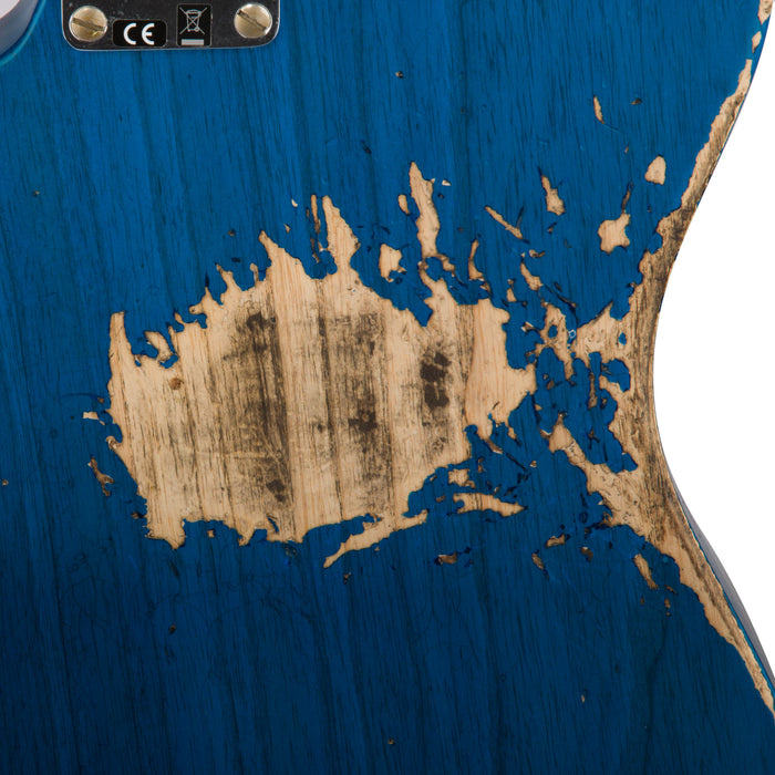Fender Custom Shop 1950 Esquire Heavy Relic - Sapphire Blue Transparent - CHUCKSCLUSIVE - #R116673