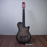 Godin MultiAc Grand Concert SA Nylon String Acoustic-Electric Guitar - Trans Black - CHUCKSCLUSIVE - #27318444