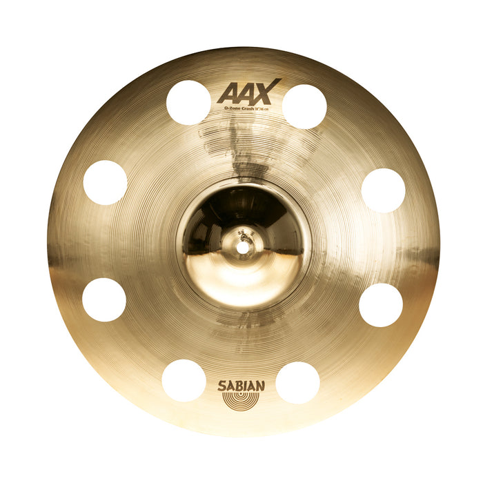 Sabian 18" AAX O-Zone Crash Cymbal Brilliant Finish - New,18 Inch