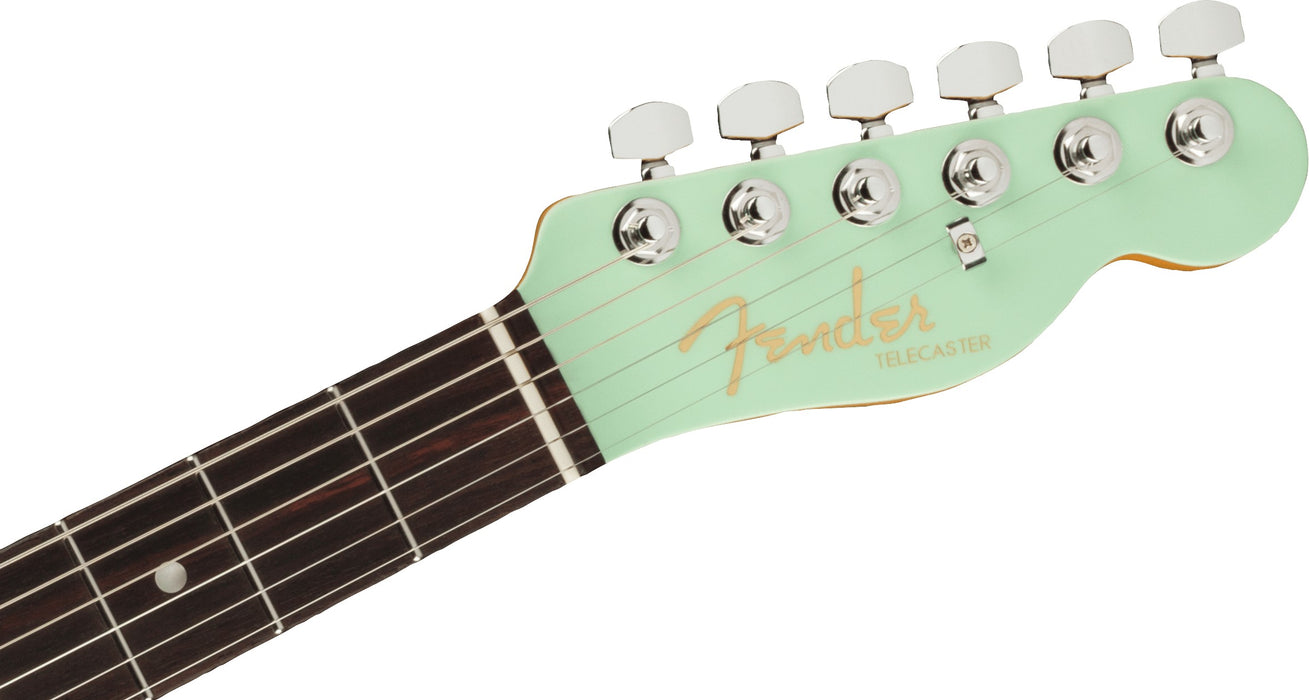 Fender American Ultra Luxe Telecaster - Transparent Surf Green, Rosewood Fingerboard - New