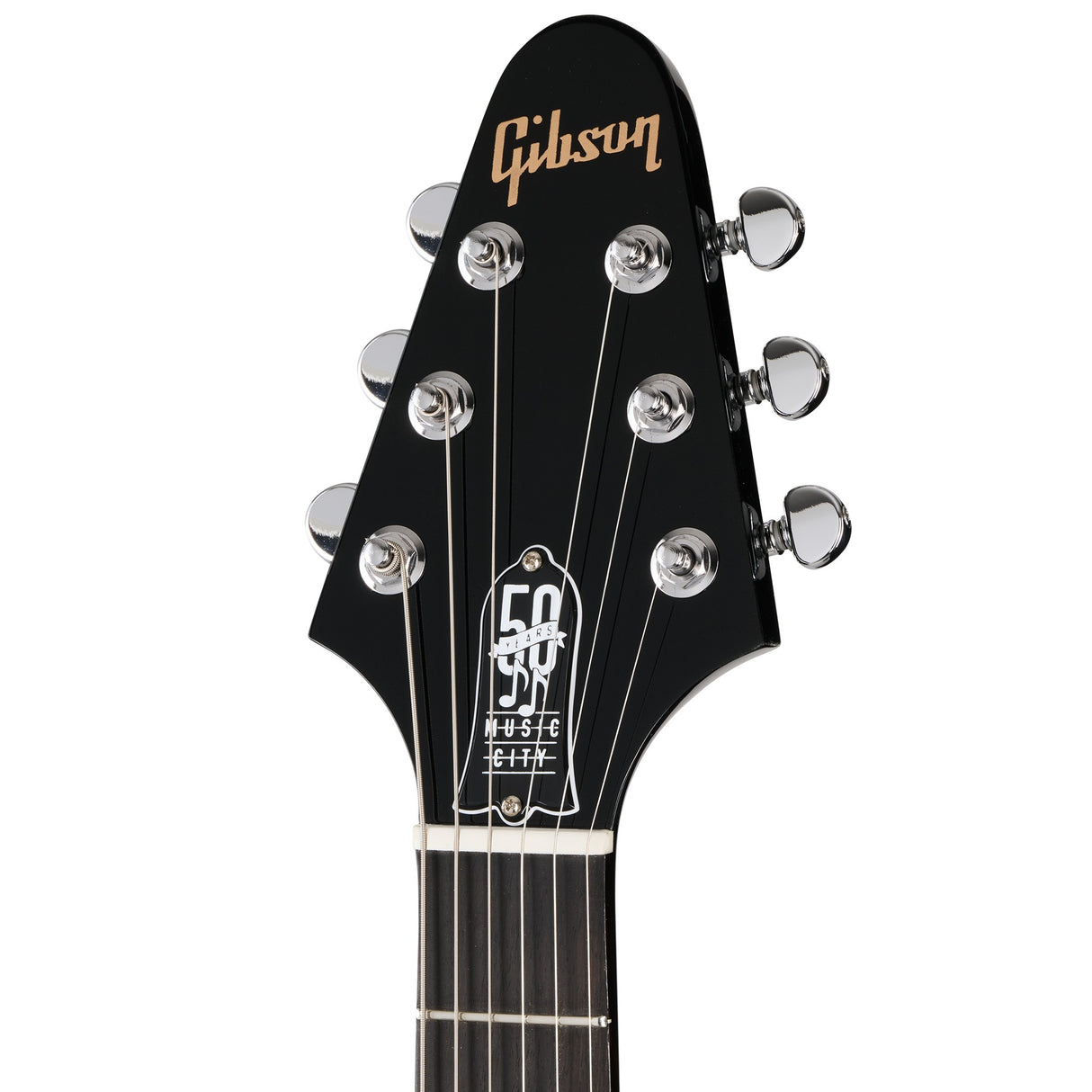 Gibson 50th Anniversary Les Paul Music City Special Electric Guitar - Ebony