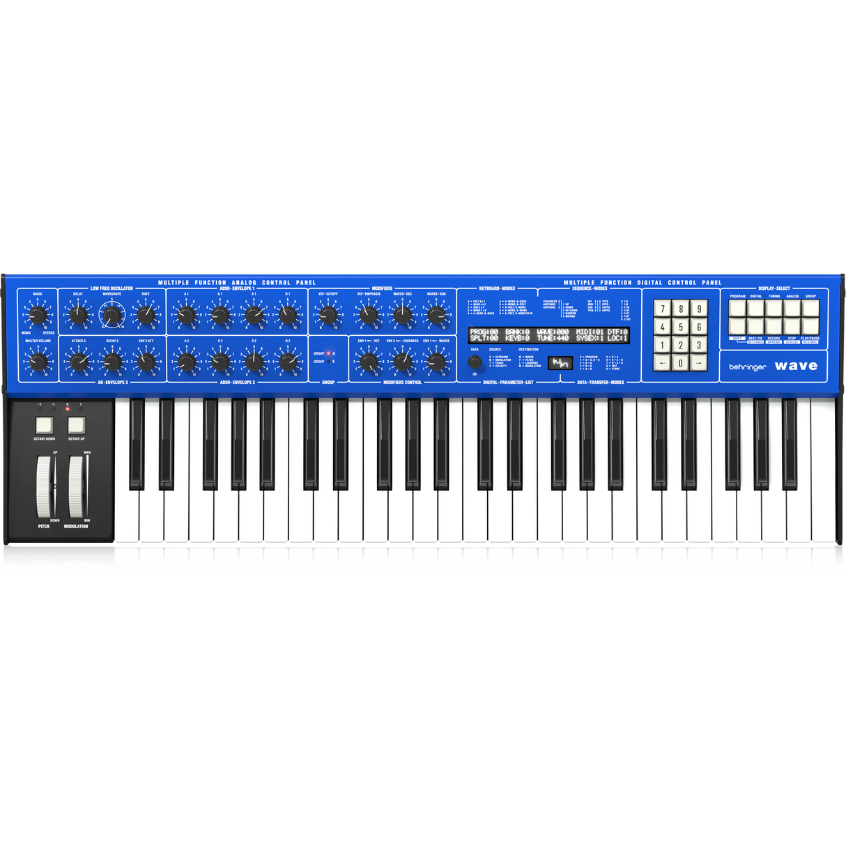 Behringer Wave 0722-ABD 8-Voice Multi-Timbral Hybrid Synthesizer