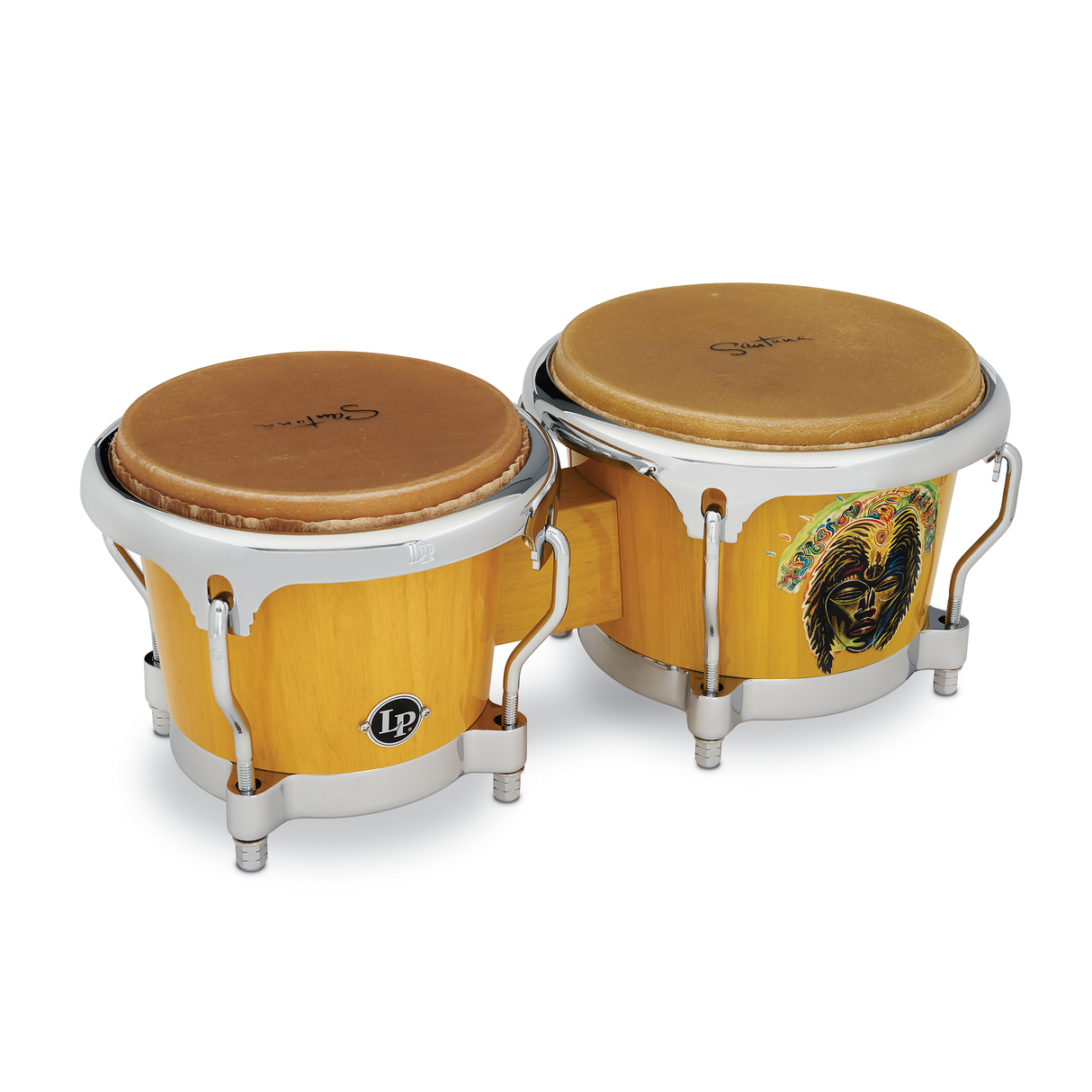 LP Carlos Santana Commemorative Africa Speaks Bongo Set - Oak