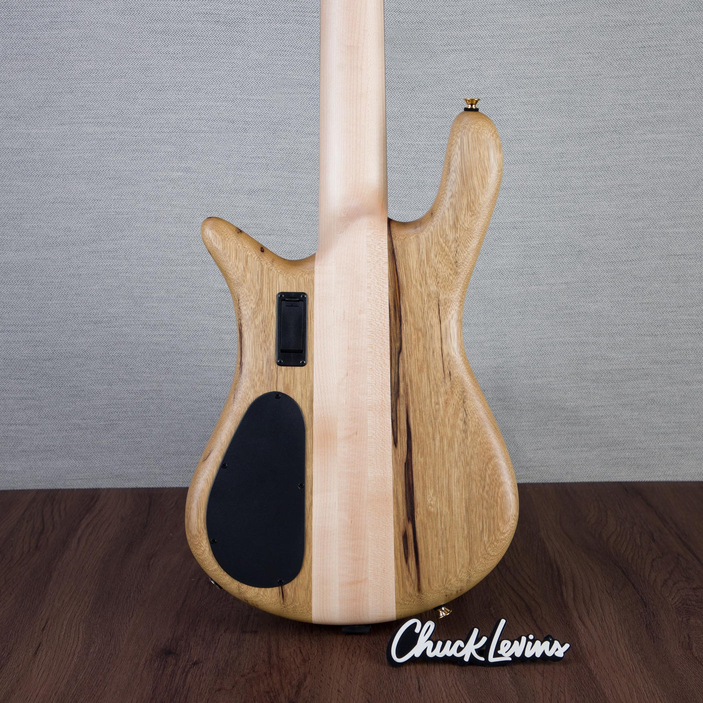 Spector Euro 5 LT Solid Korina Wings 5-String Electric Bass Guitar - Natural Satin - CHUCKSCLUSIVE - #NB23463