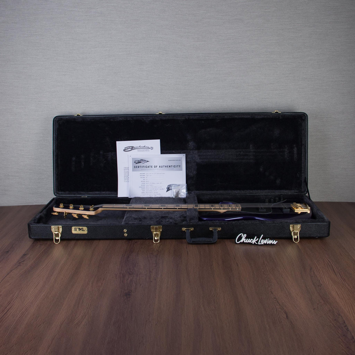 Brubaker USA Steve Jenkins JXB-4 Signature Electric Bass Guitar - Midnight Blue Gloss - #045-23