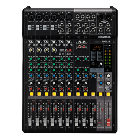 Yamaha MG12X CV 12-Input Stereo Mixer - Open Box, Mint