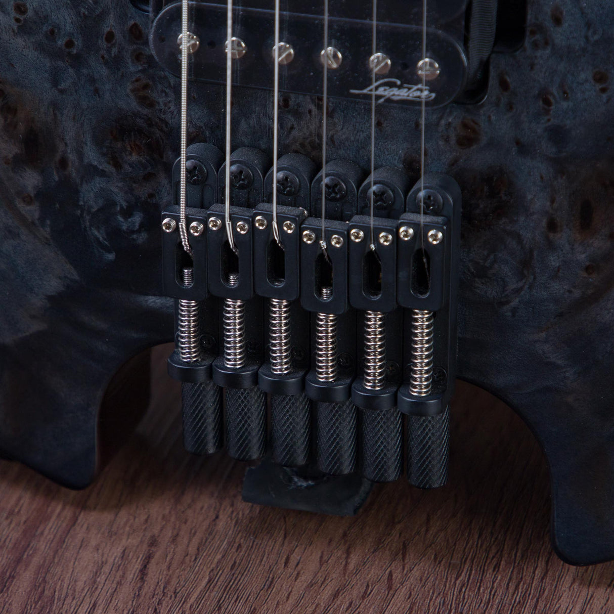 Legator Ghost Super Shred G6SS Electric Guitar - High Gloss Black Burl - #IM25100216